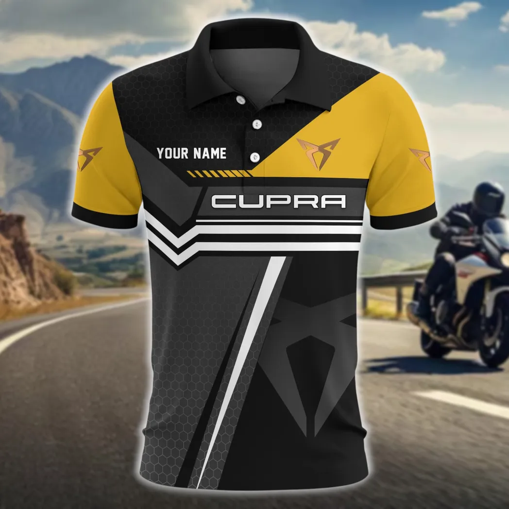 Modern Car Polo Shirt, Casual Street Button Shirt CAR525111025049