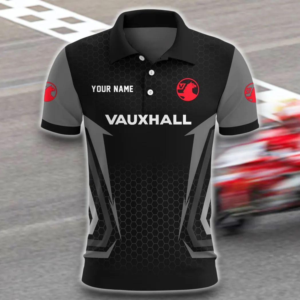 Family Hatchback Polo Shirt, Rugged Streetwear Button Shirt CAR526 - Gray