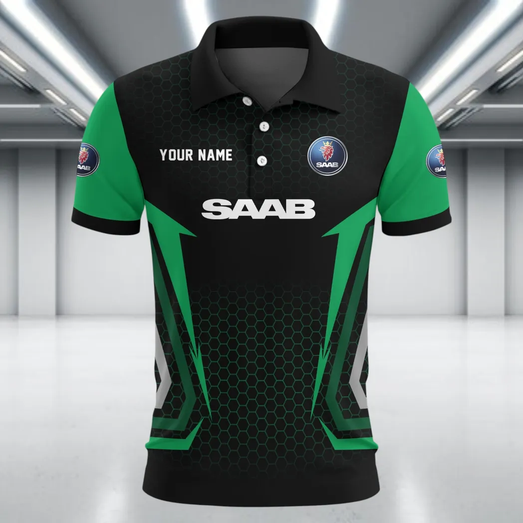 Off-Road Auto Polo Shirt, Everyday Comfort Button Shirt CAR526 - Green