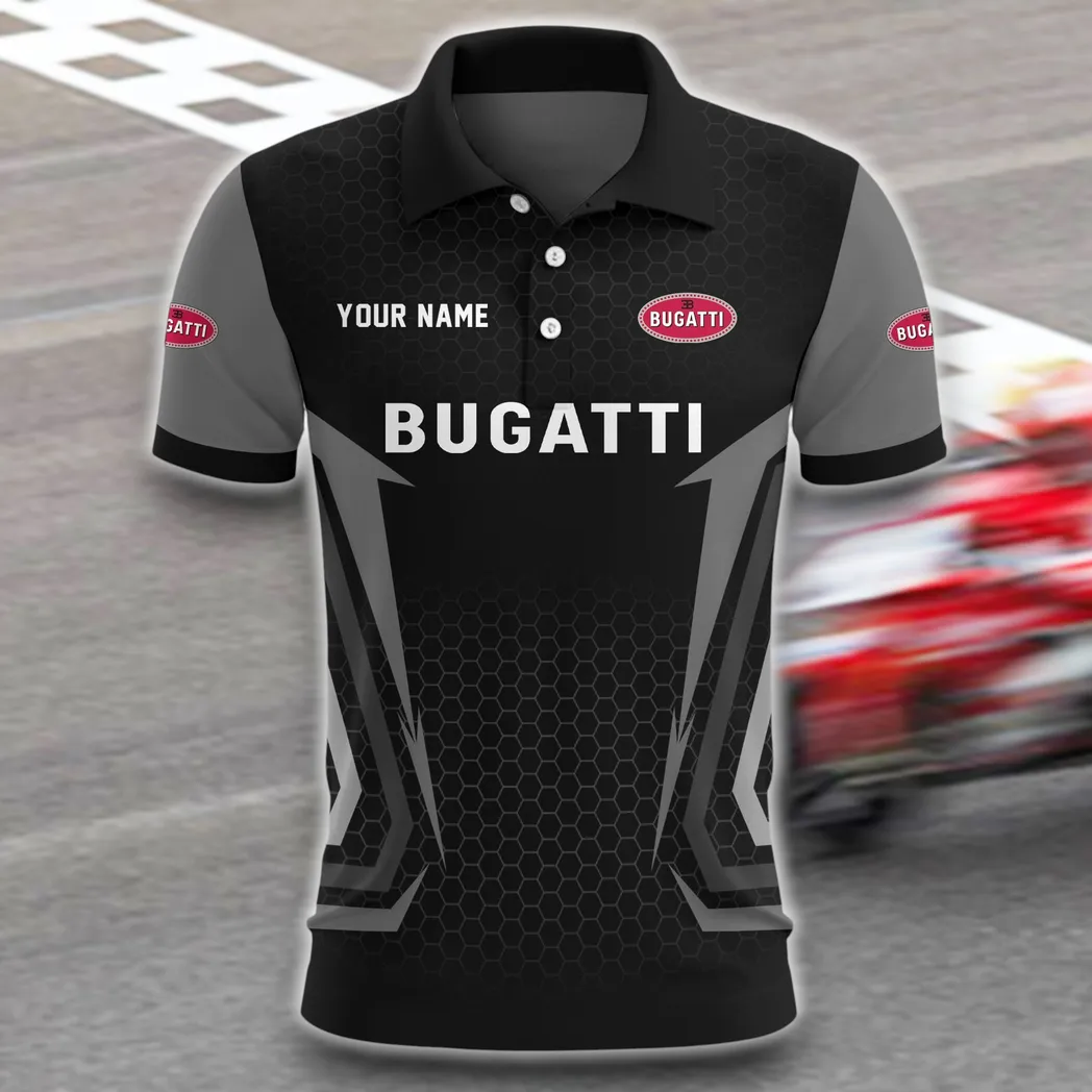 Supercar Polo Shirt, Comfortable Everyday Button Shirt CAR526 - Gray