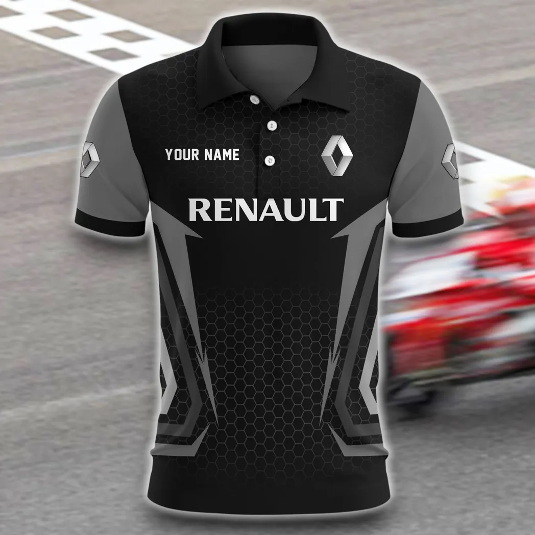 Compact Hatchback Polo Shirt, Adventure-Ready Street Button Shirt CAR526 - Gray