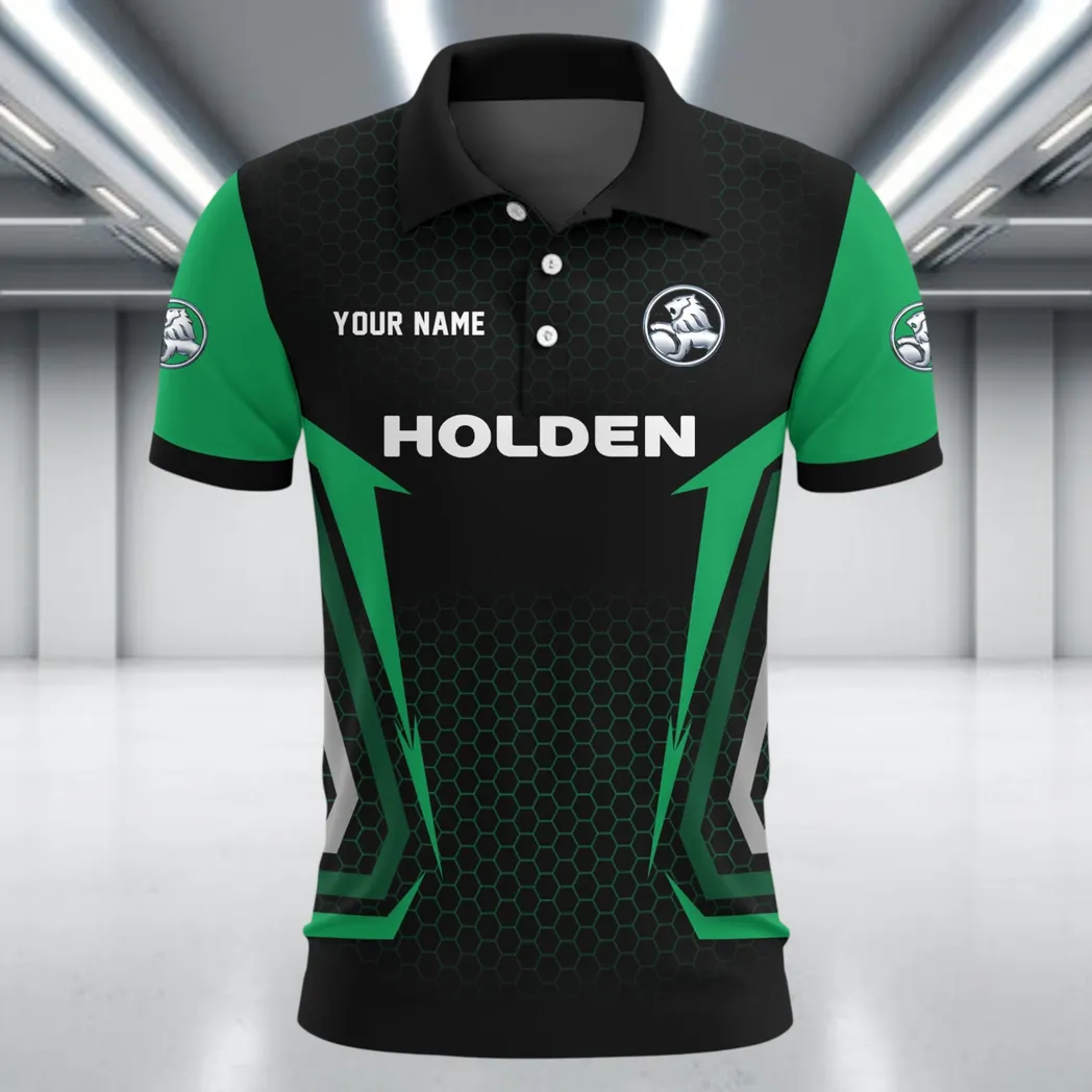 Utility Vehicle Polo Shirt, Sporty Casual Button Shirt CAR526 - Green