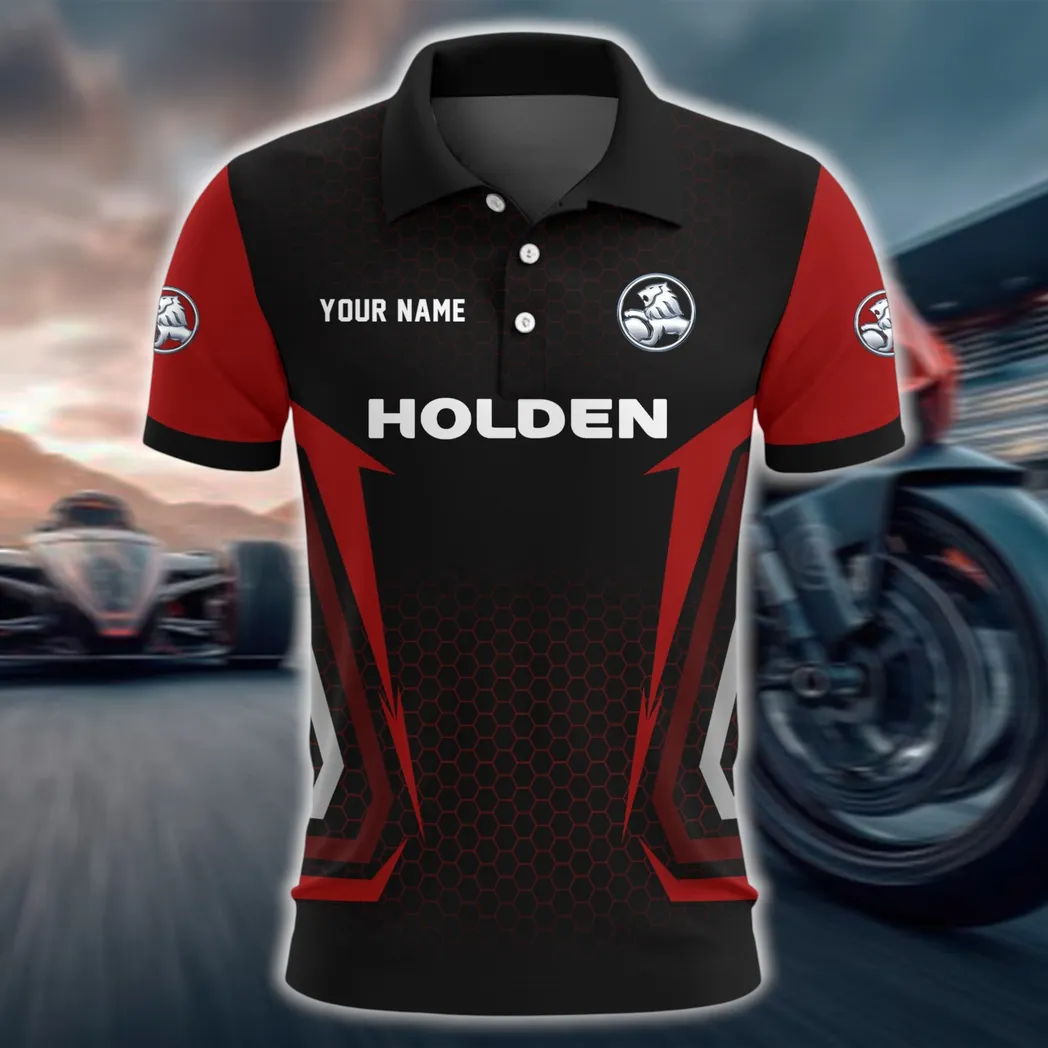 Utility Vehicle Polo Shirt, Sporty Casual Button Shirt CAR526 - Red