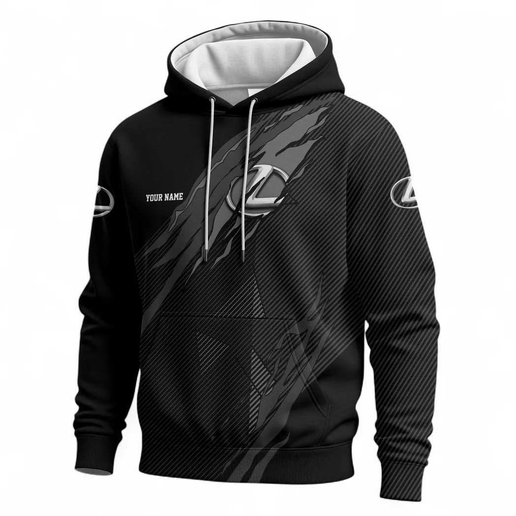 Luxury SUV Hoodie Exclusive Logo, Everyday Road Comfort Hoodie CAR528 - Gray - Image 2