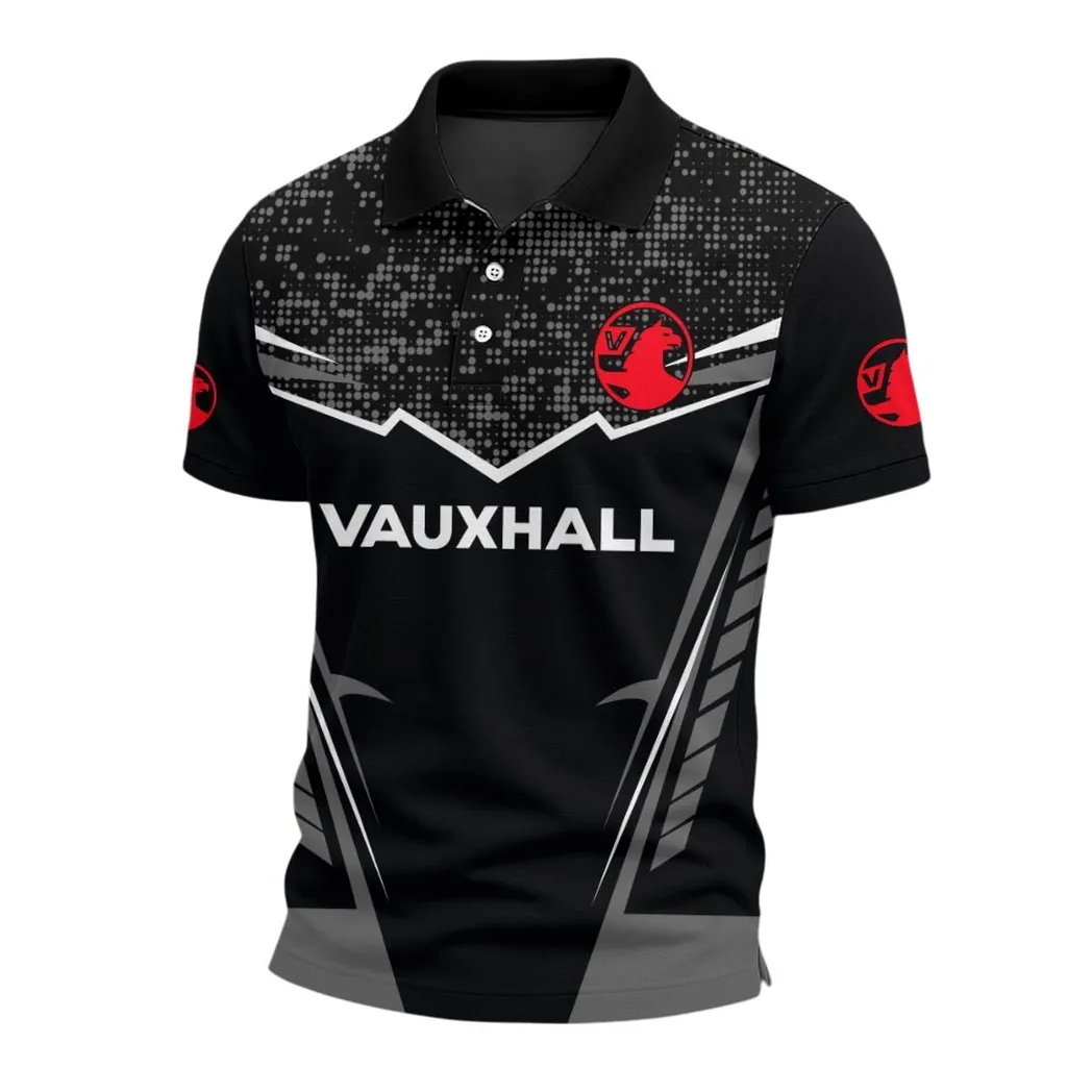 Racing Classic Polo Shirt, Daily Wear Button Shirt CAR529111425115-Gray