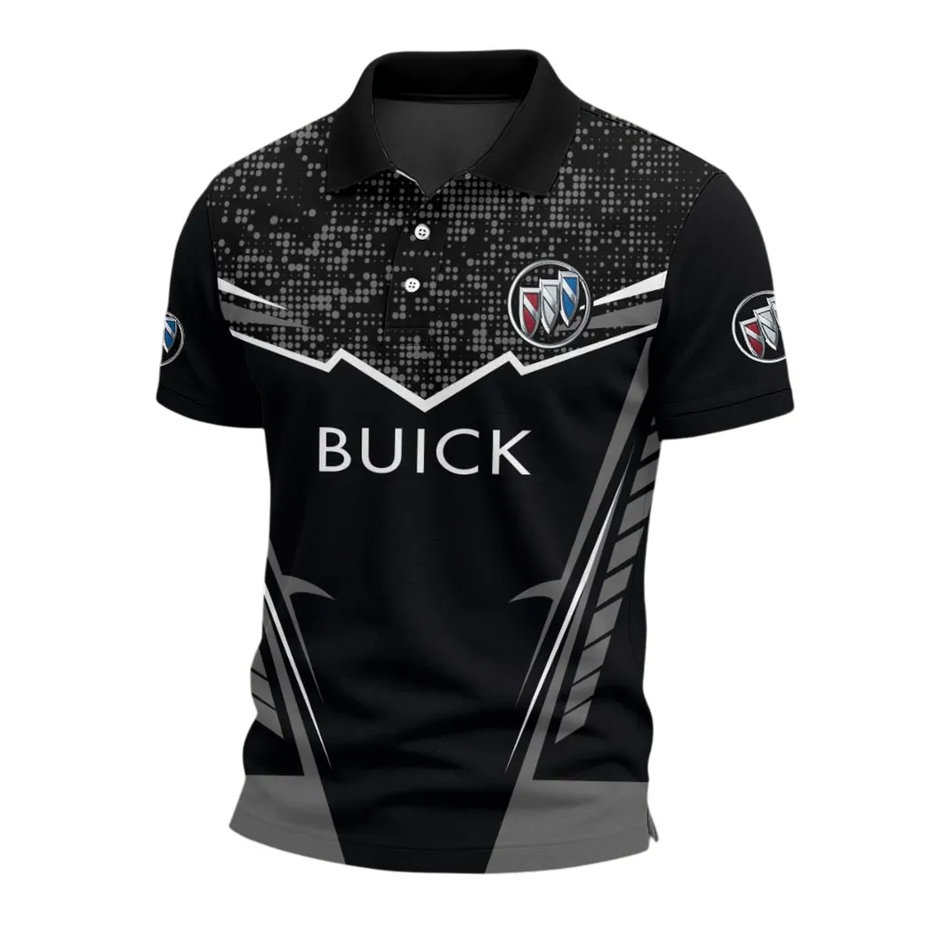 Speed Machine Polo Shirt, Durable Streetwear Button Shirt CAR529111425116-Gray