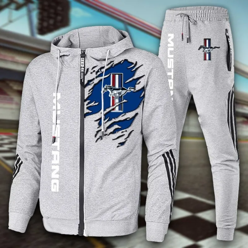 Racing Car Tracksuit, Roadstyle Outfit for Fans CAR537 - Ash