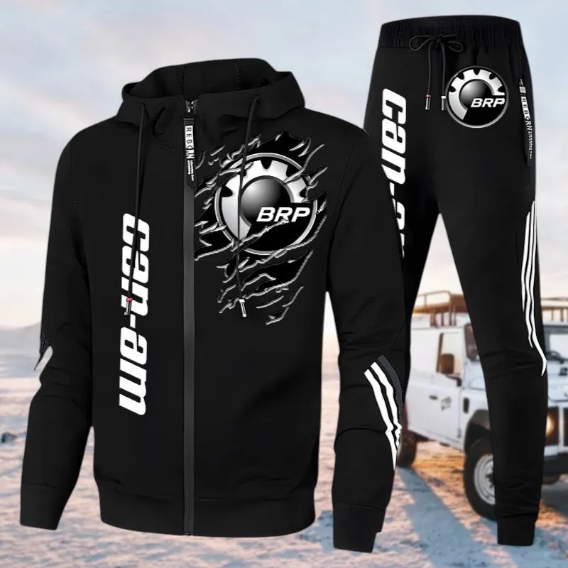 Racing Bike Tracksuit, Rider Comfort Fit Set CAR538 - Black