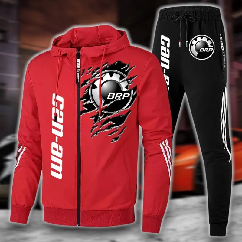 Racing Bike Tracksuit, Rider Comfort Fit Set CAR538 - Red