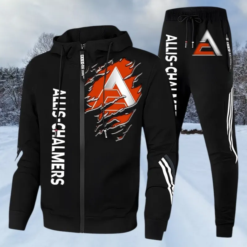 Heavy Farm Tractor Tracksuit, Rider Comfort Fit Set CAR539 - Black