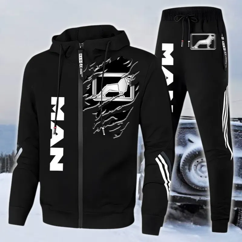 Heavy Load Lorry Tracksuit, Performance Road Gear Set CAR540 - Black