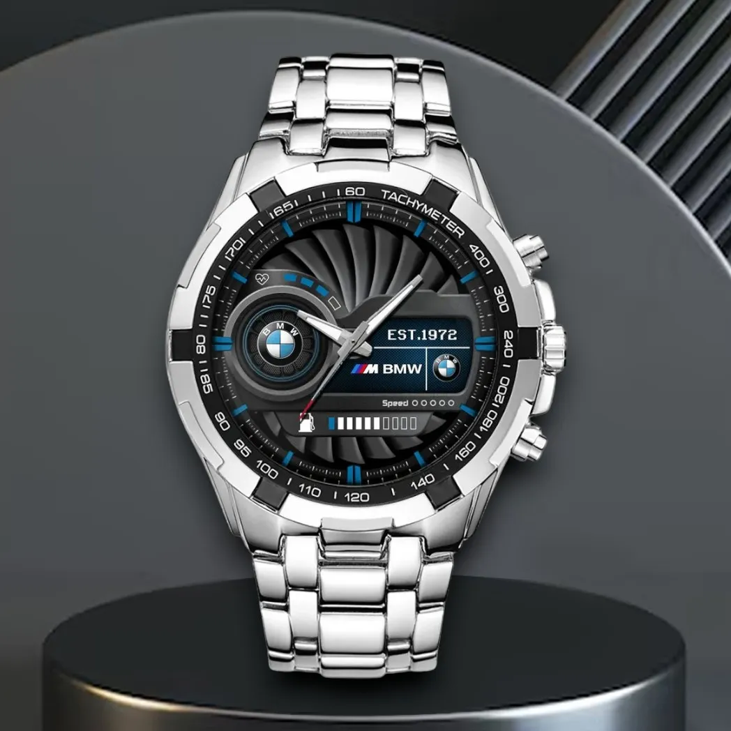 Performance Machine Steel Watches, Athletic-Inspired Wristwatch Style DCAR476 - White