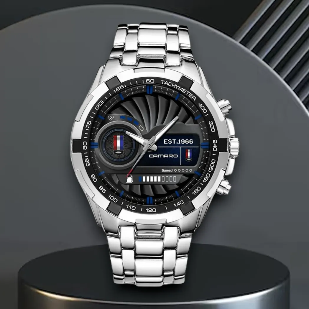 Street Racer Steel Watches, Game Day Performance Watch DCAR476 - White