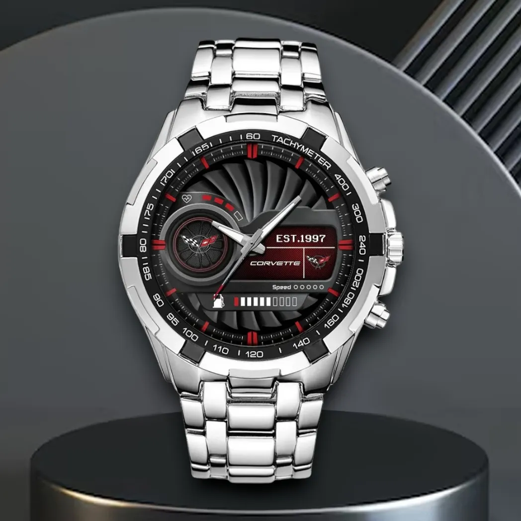 Speed Coupe Steel Watches, Stylish Watch for Enthusiasts DCAR476 - White