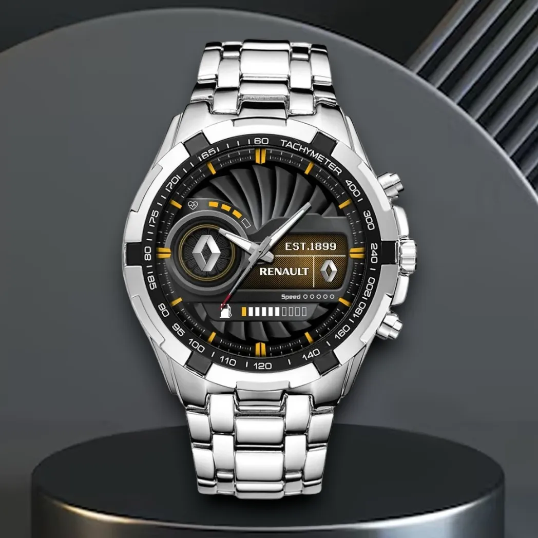 Family Sedan Steel Watches, Game Day Performance Watch DCAR476 - White