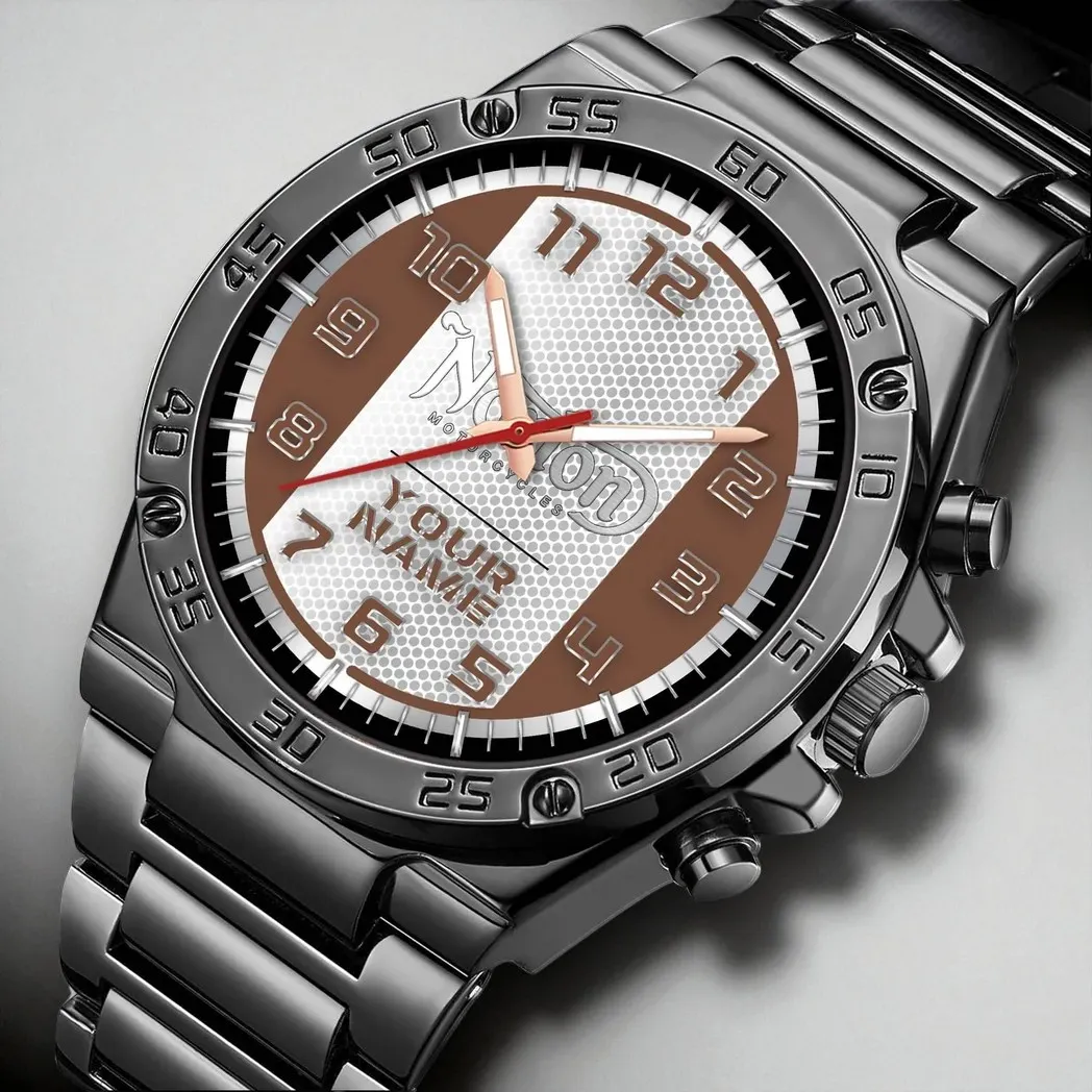 Cafe Racer Hand Watch, Dynamic Watch for Sport Fans DCAR477 - Brown