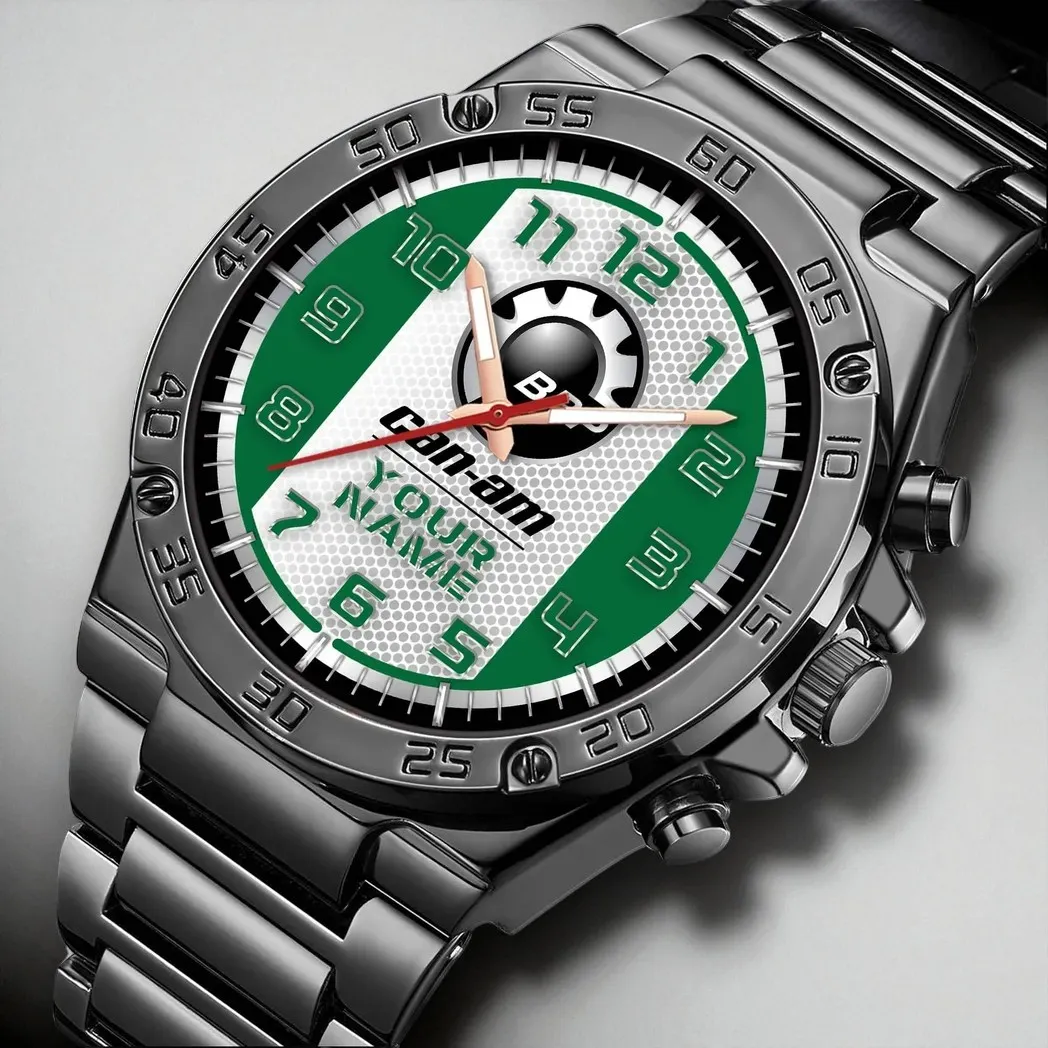 Rugged Trail Bike Hand Watch, Wristwatch Built for Fans DCAR477 - Green