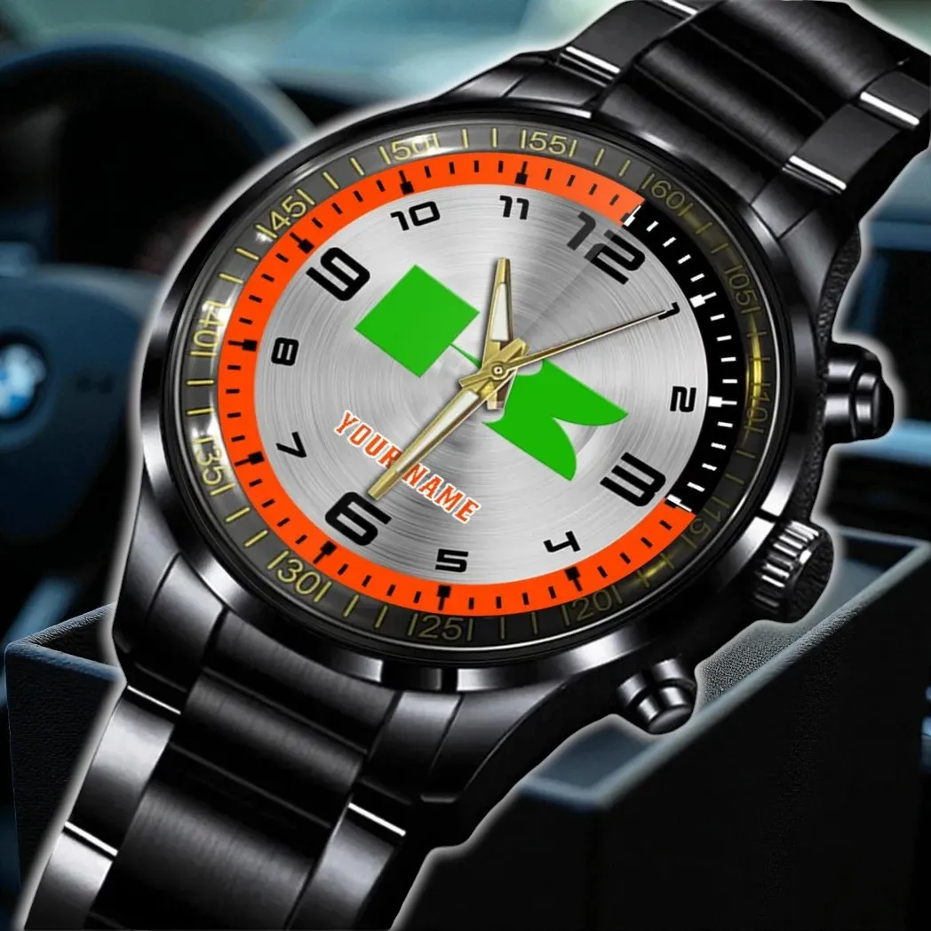 Street Racer Stainless Steel Watch, Precision Watch for Sport Fans DCAR478 - Orange