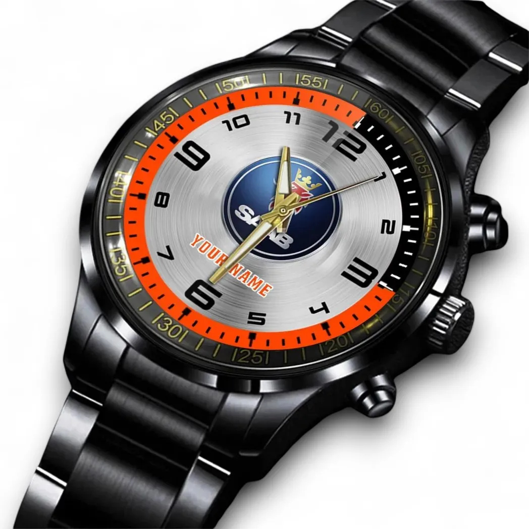 Adventure Vehicle Stainless Steel Watch, Watch Built for Enthusiasts DCAR478 - Orange