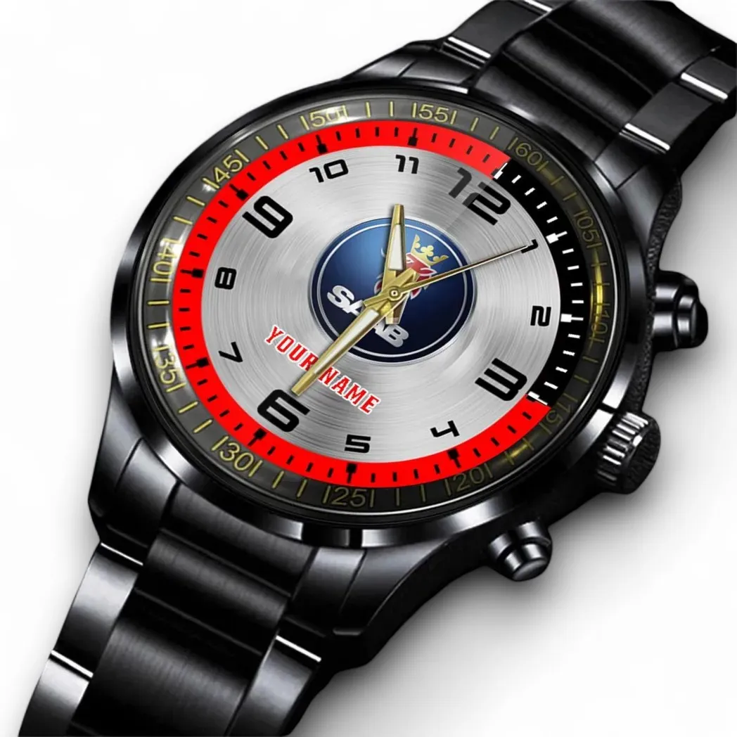 Off-Road Auto Stainless Steel Watch, Fan Spirit Performance Watch DCAR478 - Red