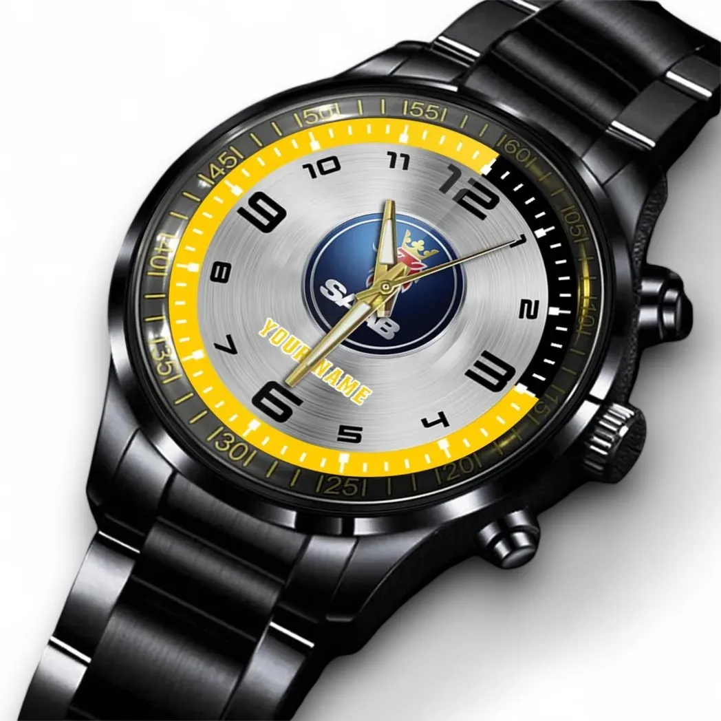 Adventure Vehicle Stainless Steel Watch, Fan Pride Performance Watch DCAR478 - Black