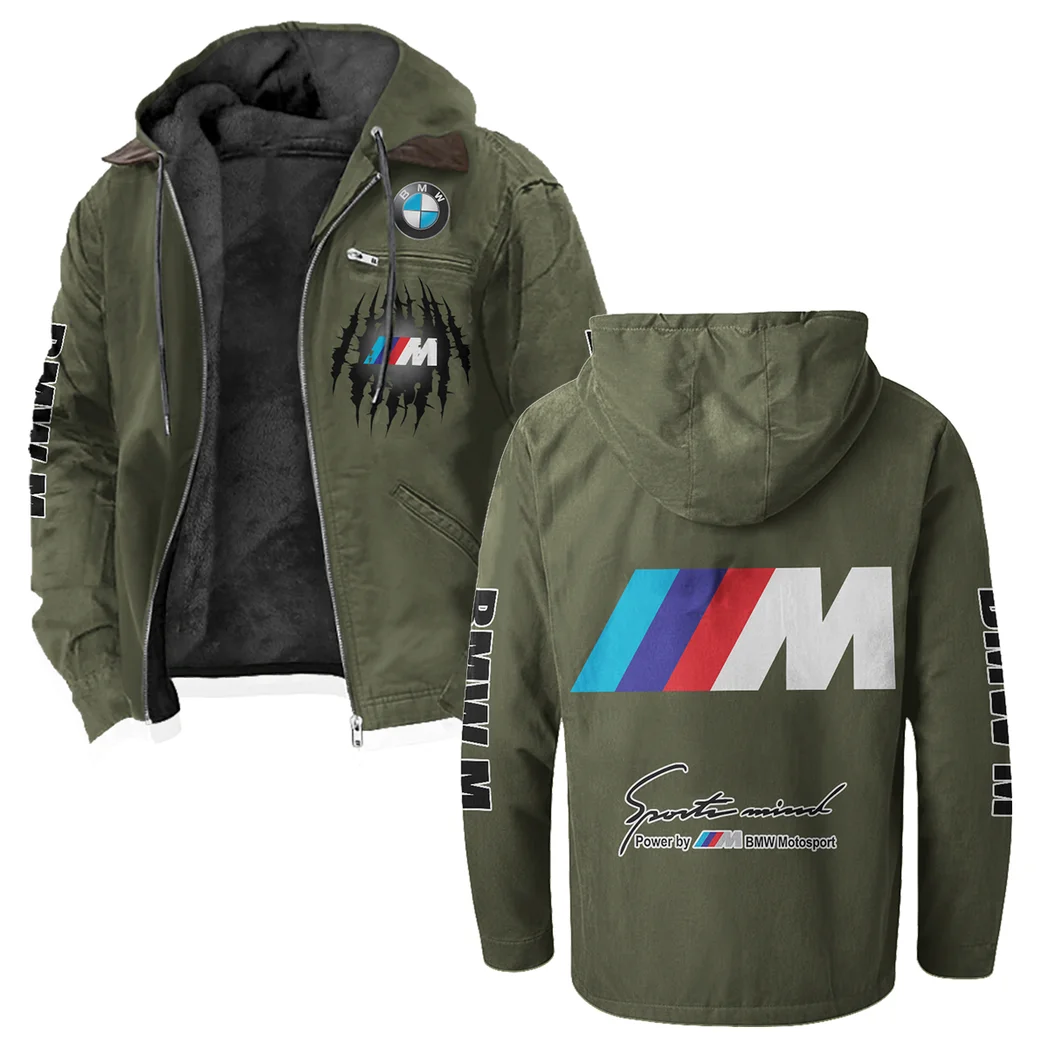 Racing Car Flannel Hoodie, Streetwear Flannel for Drivers HVN1328BM - Green