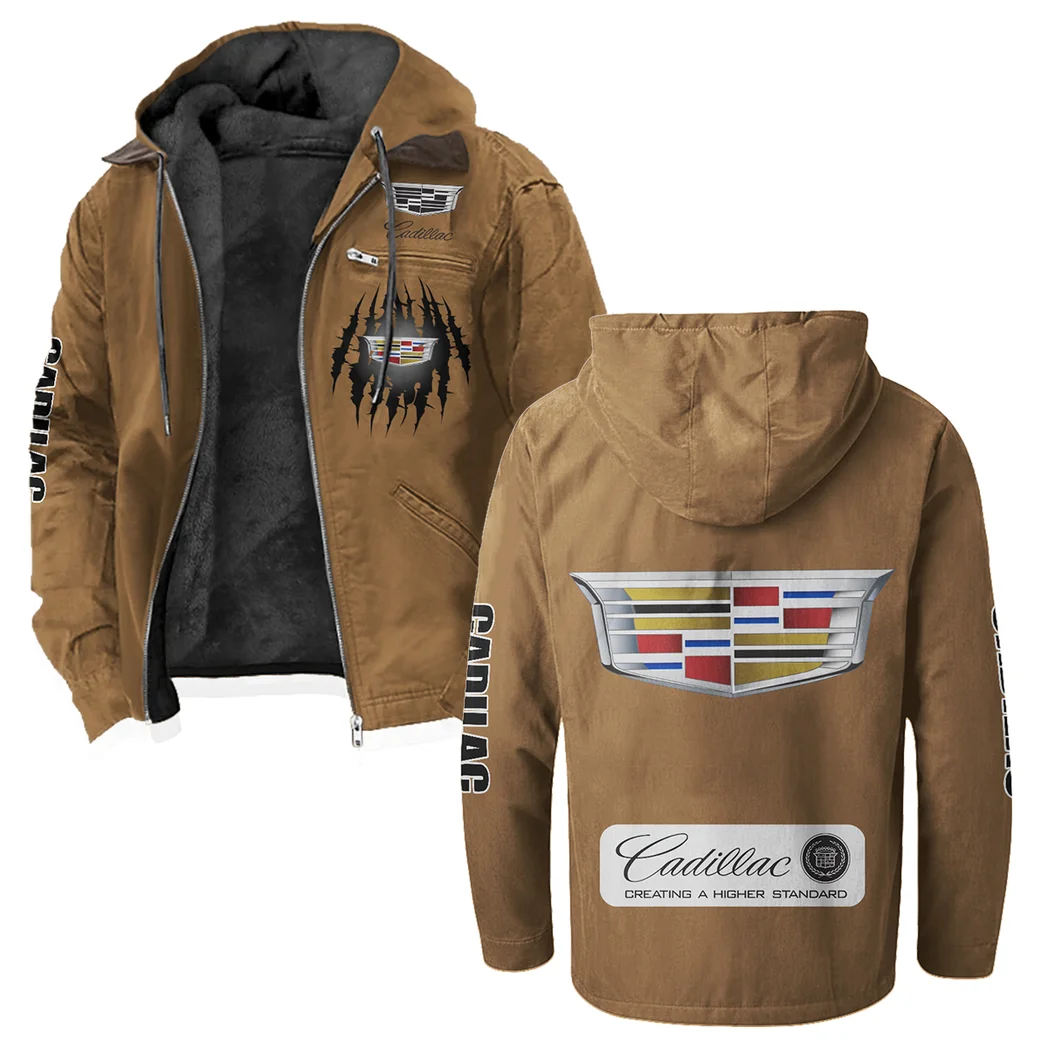 Road Legend Flannel Shirt Flannel Hoodie, Warm Street Flannel HVN1328CA - Camel