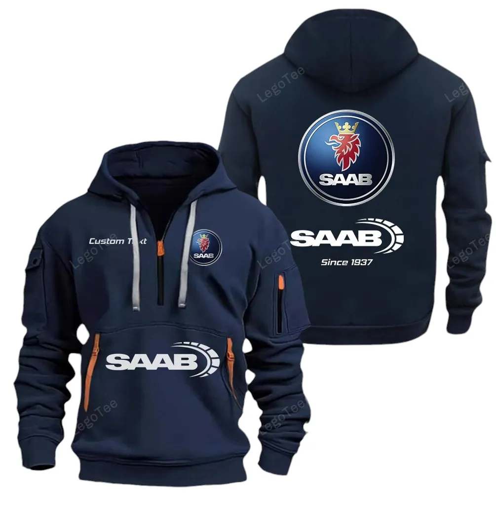 Adventure Vehicle Hoodie Half Zipper, Game Time Hoodie CAR052 -Navy