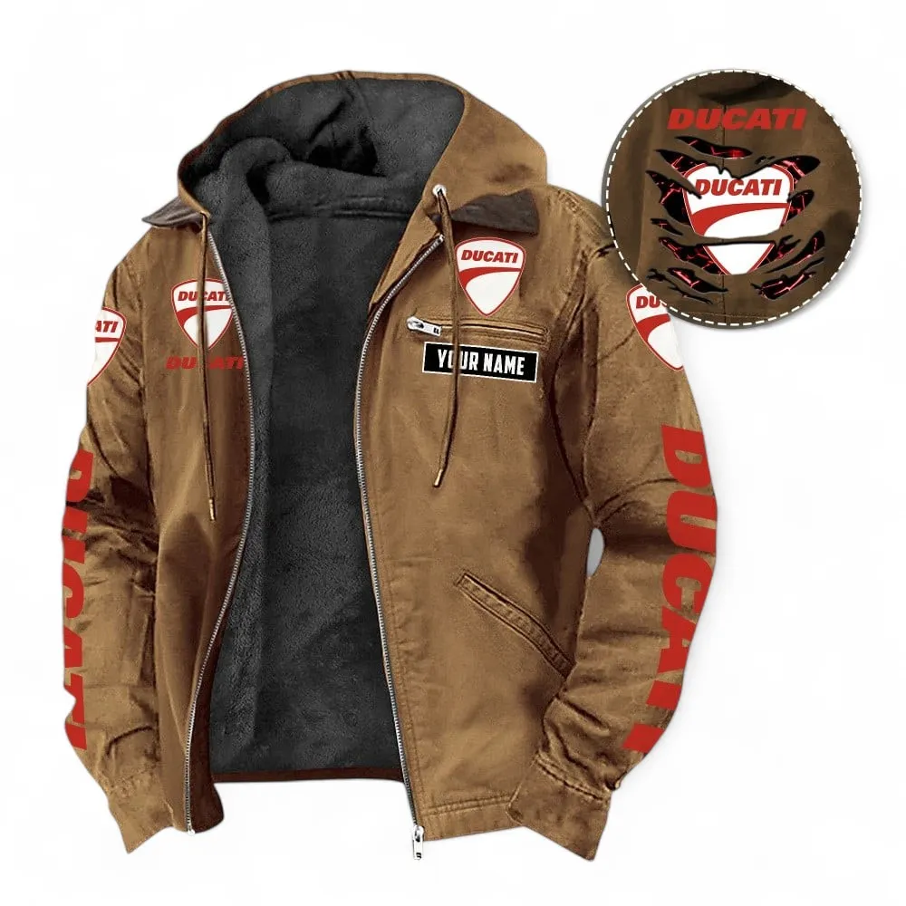 Agile Street Fighter Hooded And Flannel Hoodie, Adventure-Ready Streetwear For Car Lovers CAR391 - Camel