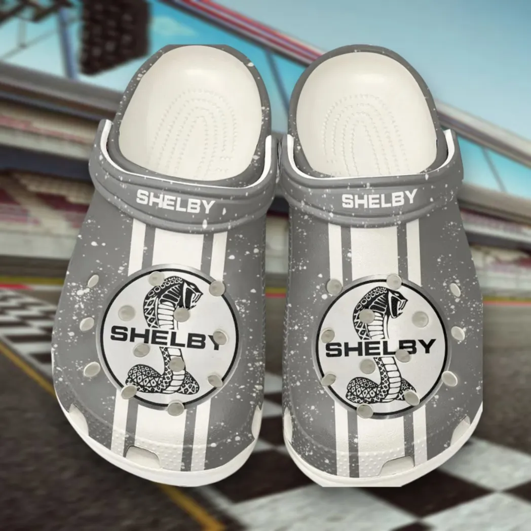 All Over Print Everyday Ride Clog, Automotive Lifestyle Inspired Shoes for Car Enthusiasts CAR620 - White