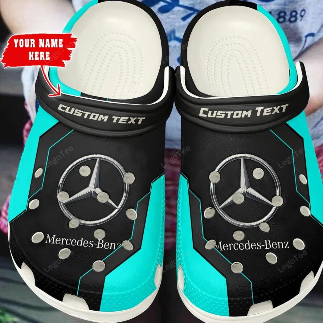 All Over Print Racing-Inspired Auto Clog, Automotive Lifestyle Inspired Shoes for Car Enthusiasts CAR140 - Cyan - Image 3