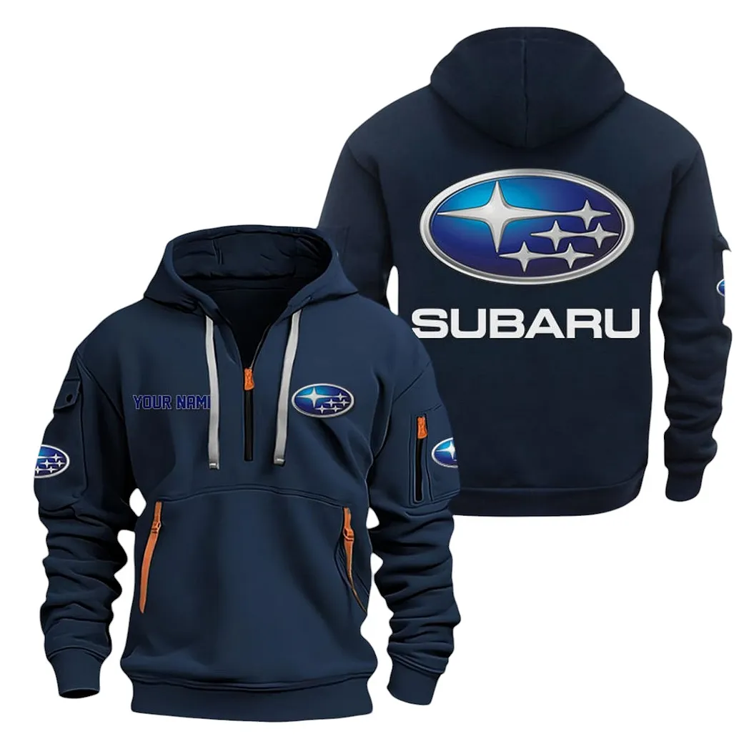 All-Wheel Drive Car Hoodie Half Zipper, Game Time Hoodie CAR200 - Navy
