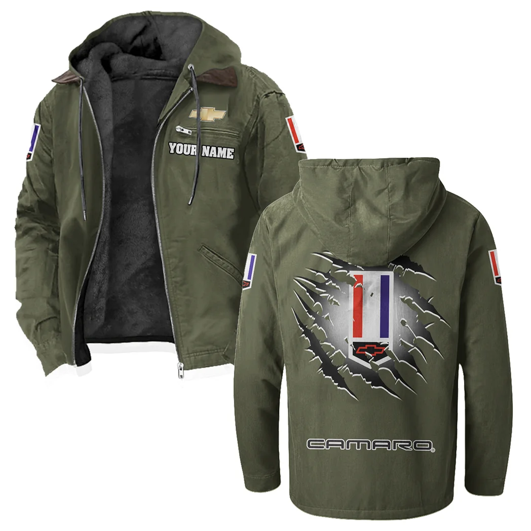 American Pony Car Flannel Hoodie, Everyday Driver Hoodie HVN1327CH - Green