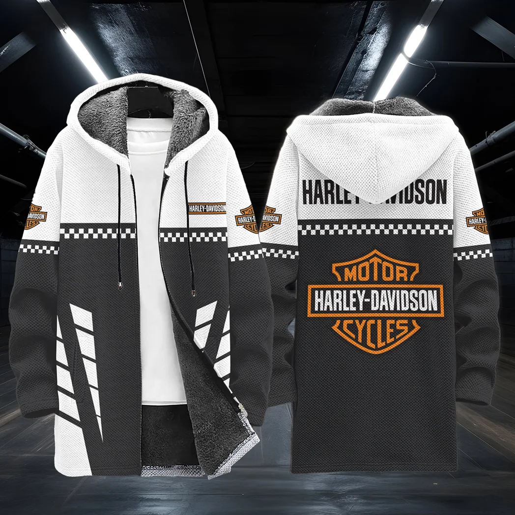 Biker Icon Fleece Windbreaker Jacket, Motorhead Fleece Jacket HVN1385HD