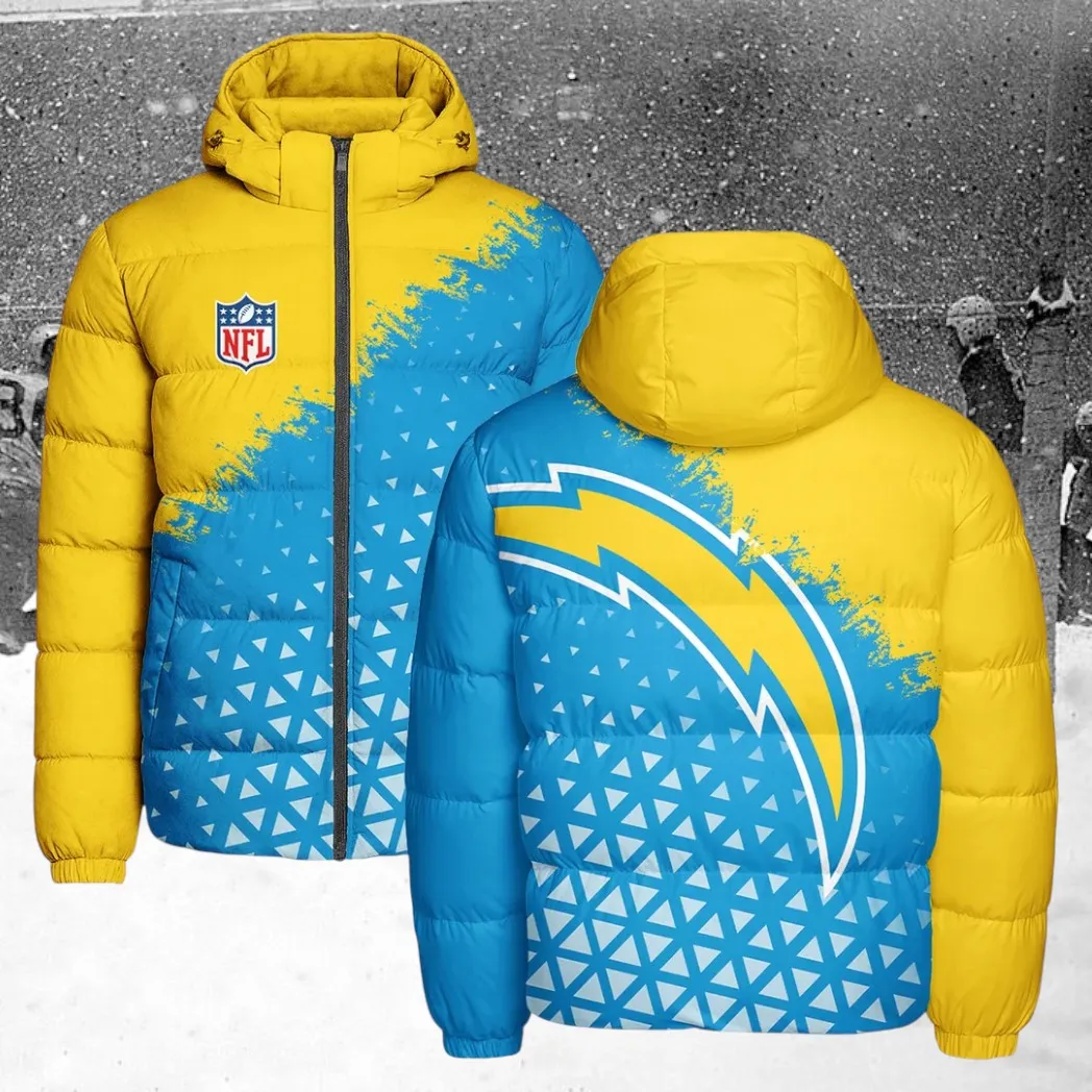 Blue Pride Hooded Cotton Jacket, True Supporter Winter Gear HVN1270LC