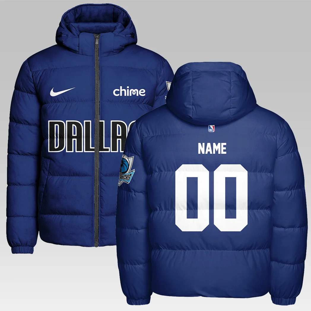 Bold Basketball Fans Hooded Cotton Jacket, Everyday Comfort Sport Puffer HVN1280