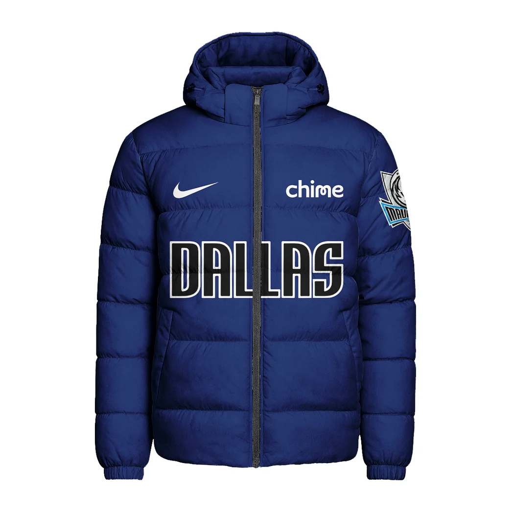 Bold Basketball Fans Hooded Cotton Jacket, Everyday Comfort Sport Puffer HVN1280 - Image 2