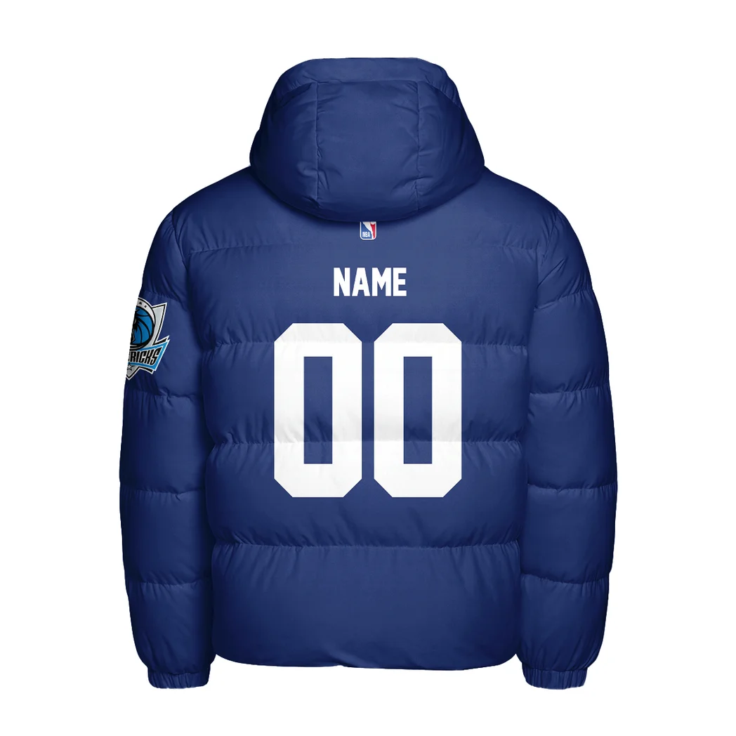 Bold Basketball Fans Hooded Cotton Jacket, Everyday Comfort Sport Puffer HVN1280 - Image 3