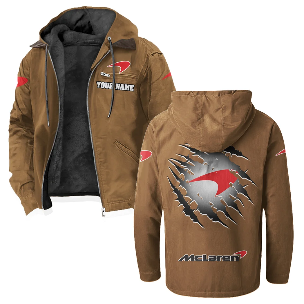 British Supercar Flannel Hoodie, Urban Rider Flannel HVN1327MC - Camel