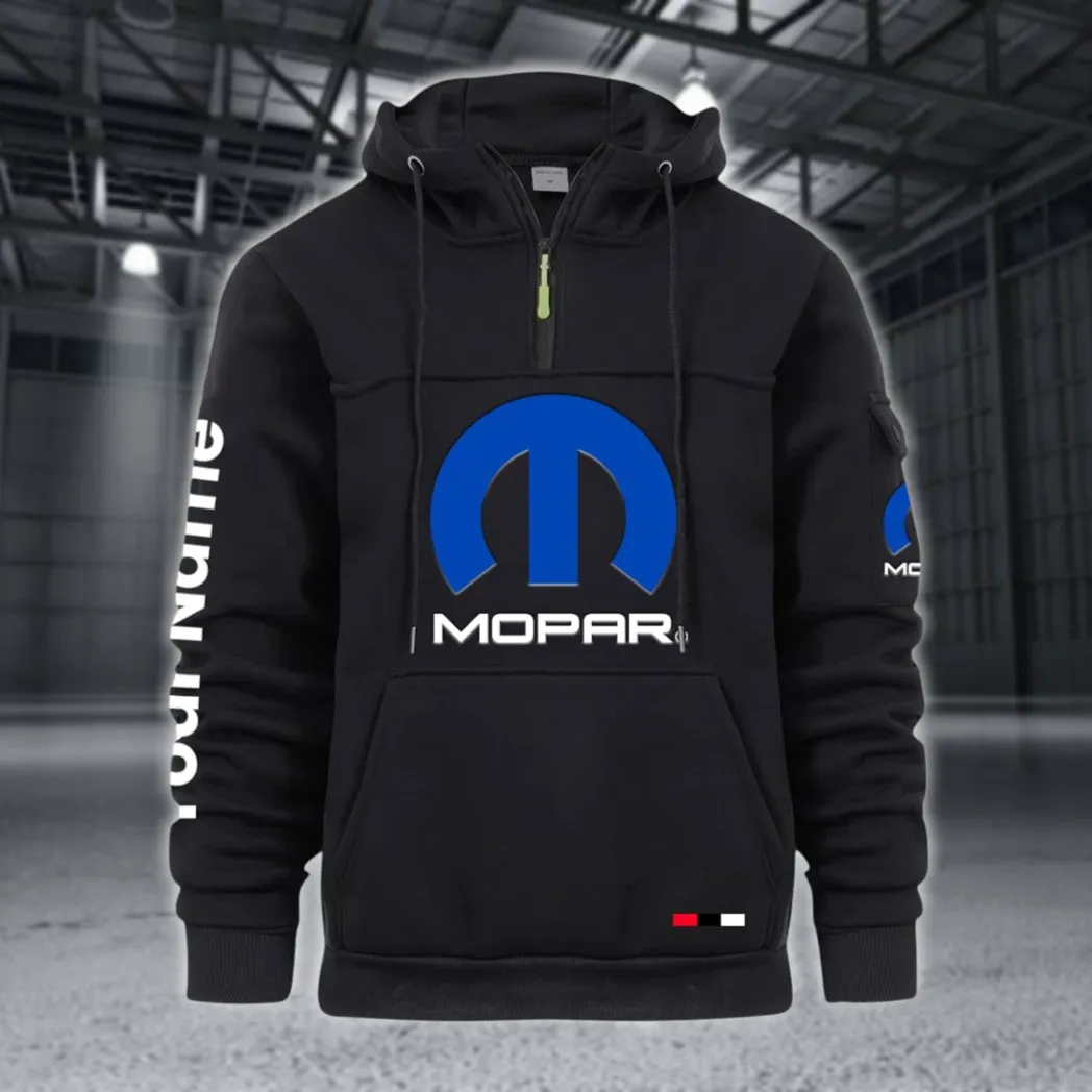 Classic Auto Fan Large Pocket Hoodie, Rider's Everyday Comfort Hoodie CAR514 - Black