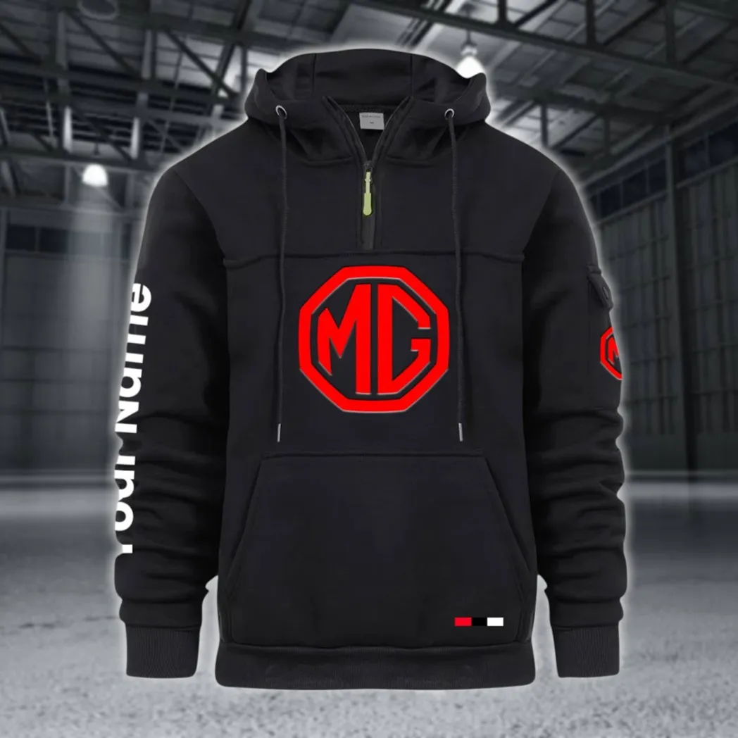 Collector’s Auto Large Pocket Hoodie, Car Enthusiast Everyday Hoodie CAR514 - Black