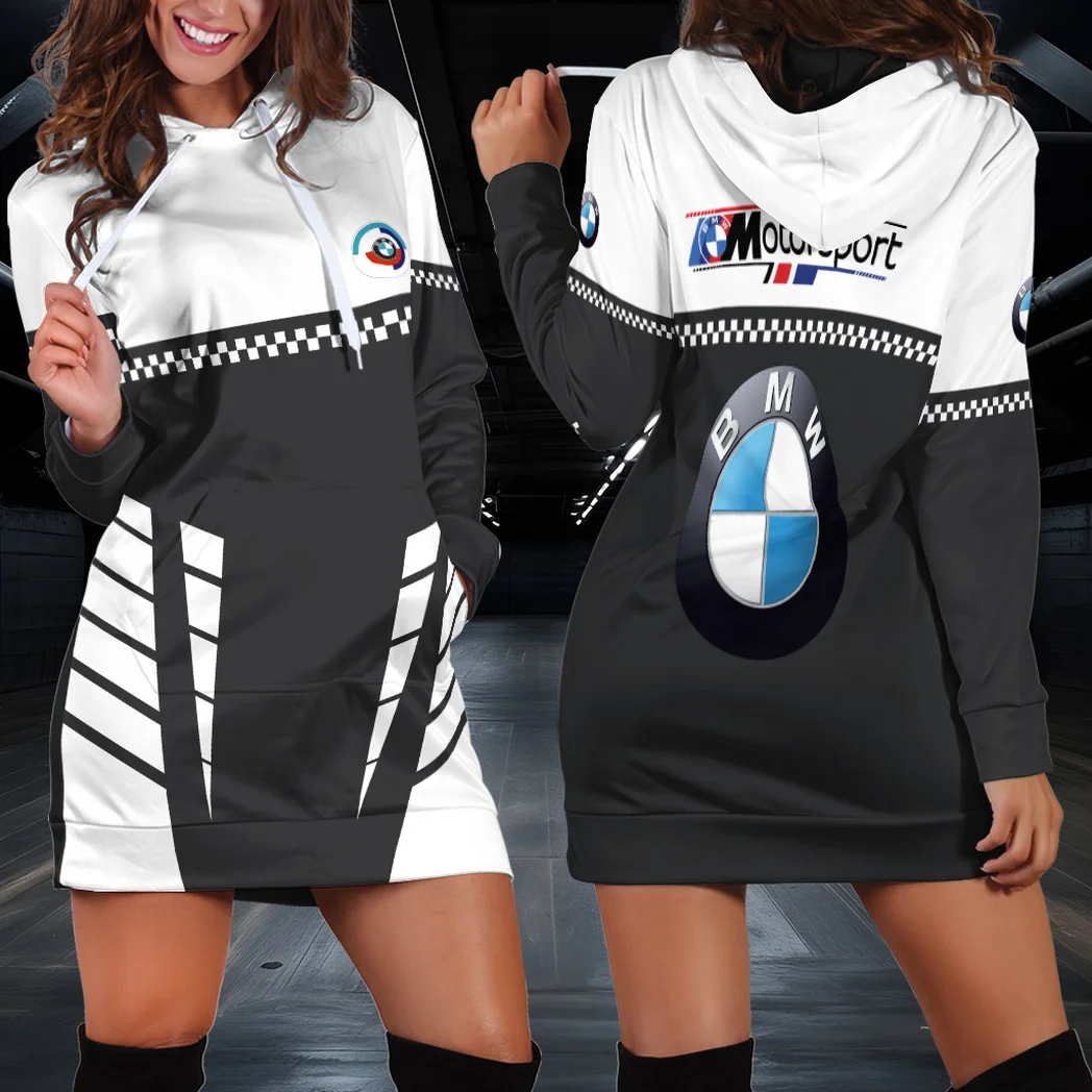 Competition Car Hoodie Dress, For Women Who Love Engines HVN1385BM