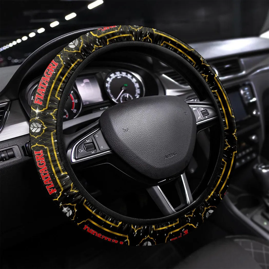 CropForces Steering Wheel Cover 3D Print, Garage Lifestyle Wheel Cover CAR550 - Yellow
