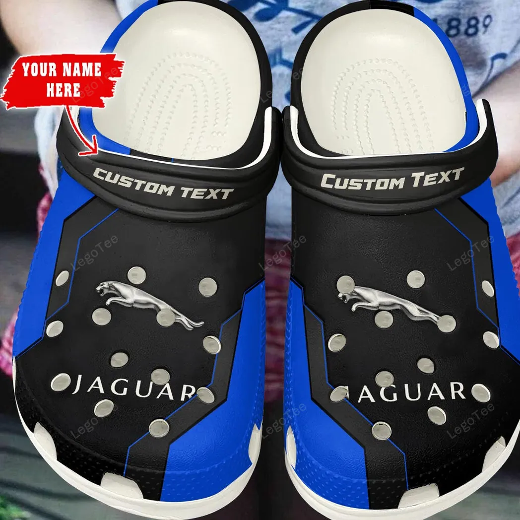 Custom Luxury Sedan Inspired Clog All Over Print, Comfortable Slip-On Footwear for Auto Fans CAR140 - Blue - Image 3