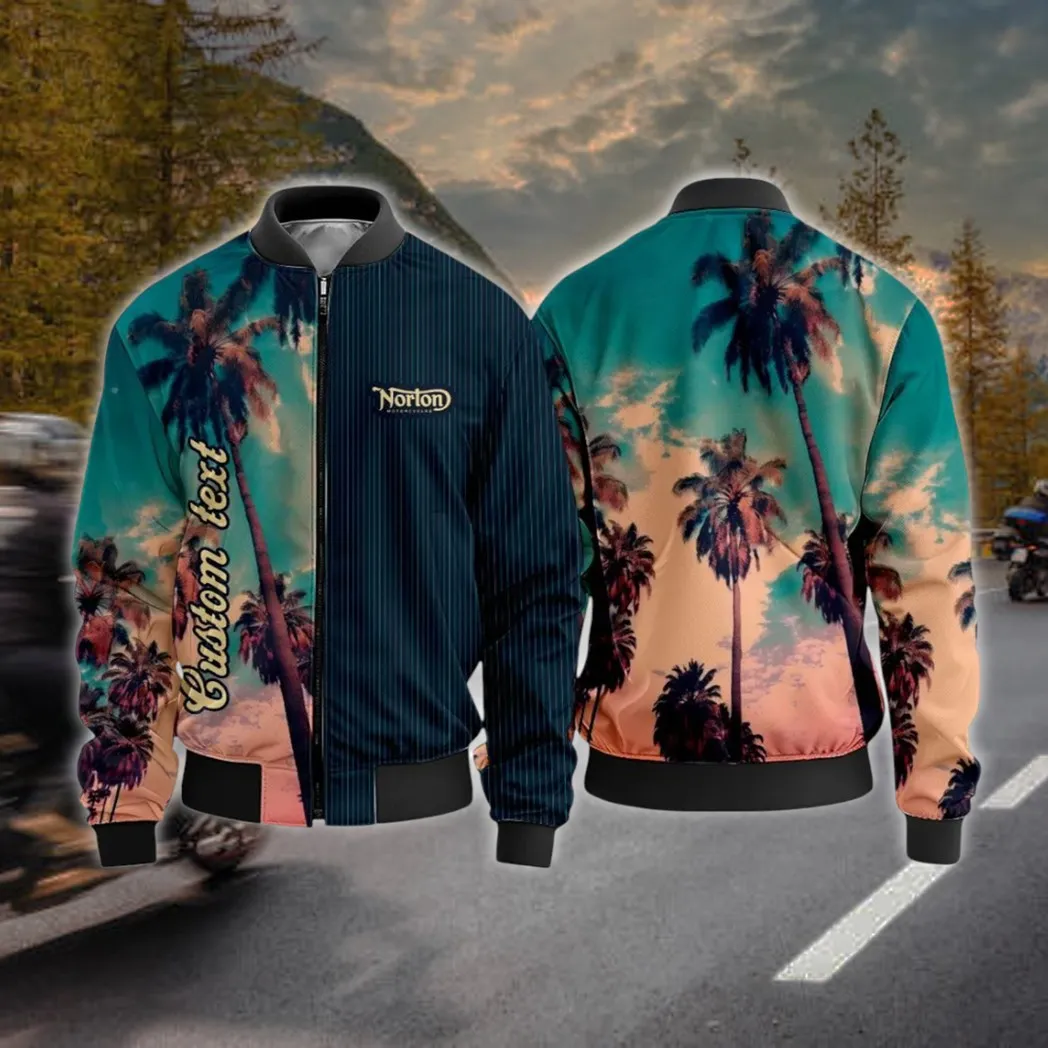 Custom Road Bike Bomber Jacket, Comfortable Bomber Jacket Fans CAR431