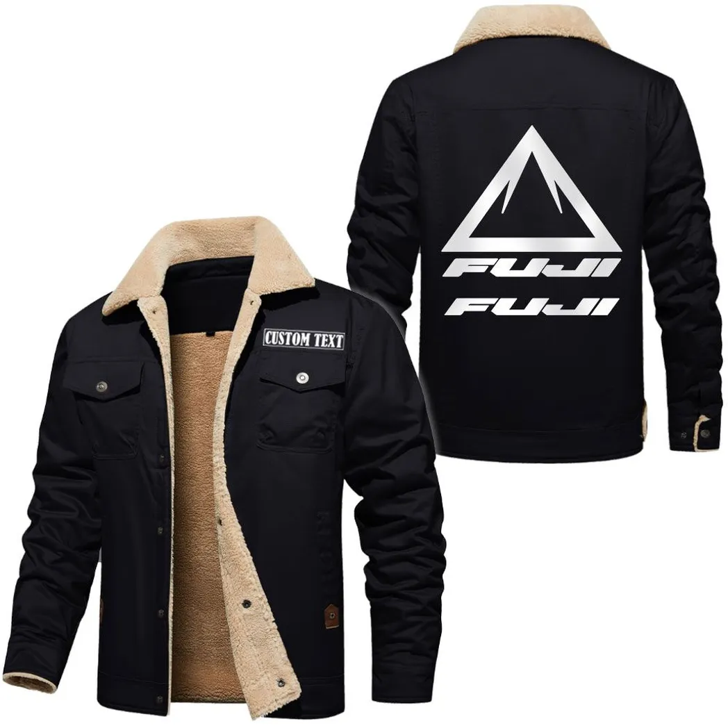 Durable Fit Jacket Fur Collar Fleece, Road-Ready Gearhead Fleece CAR566112825153-Black