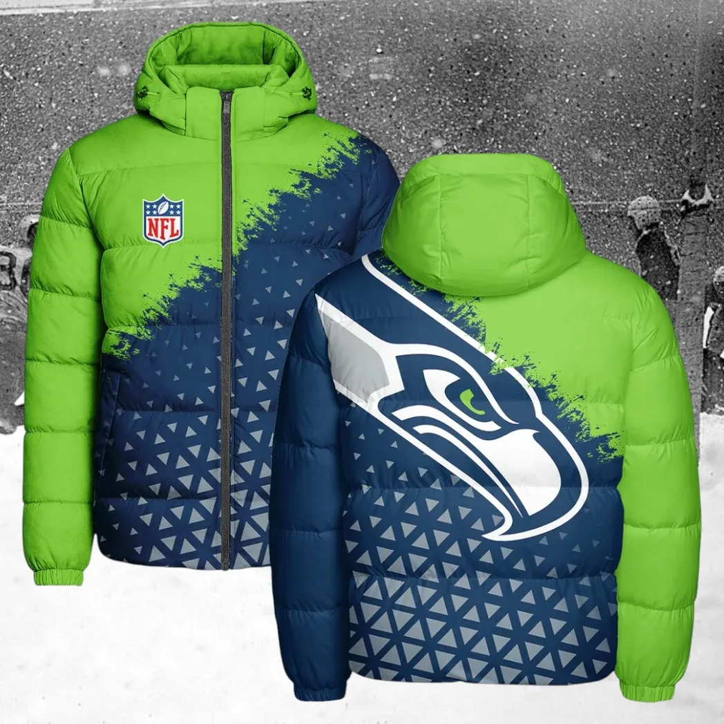 Emerald Fans Hooded Cotton Jacket, Game Day Cold-Weather Gear HVN1270SS