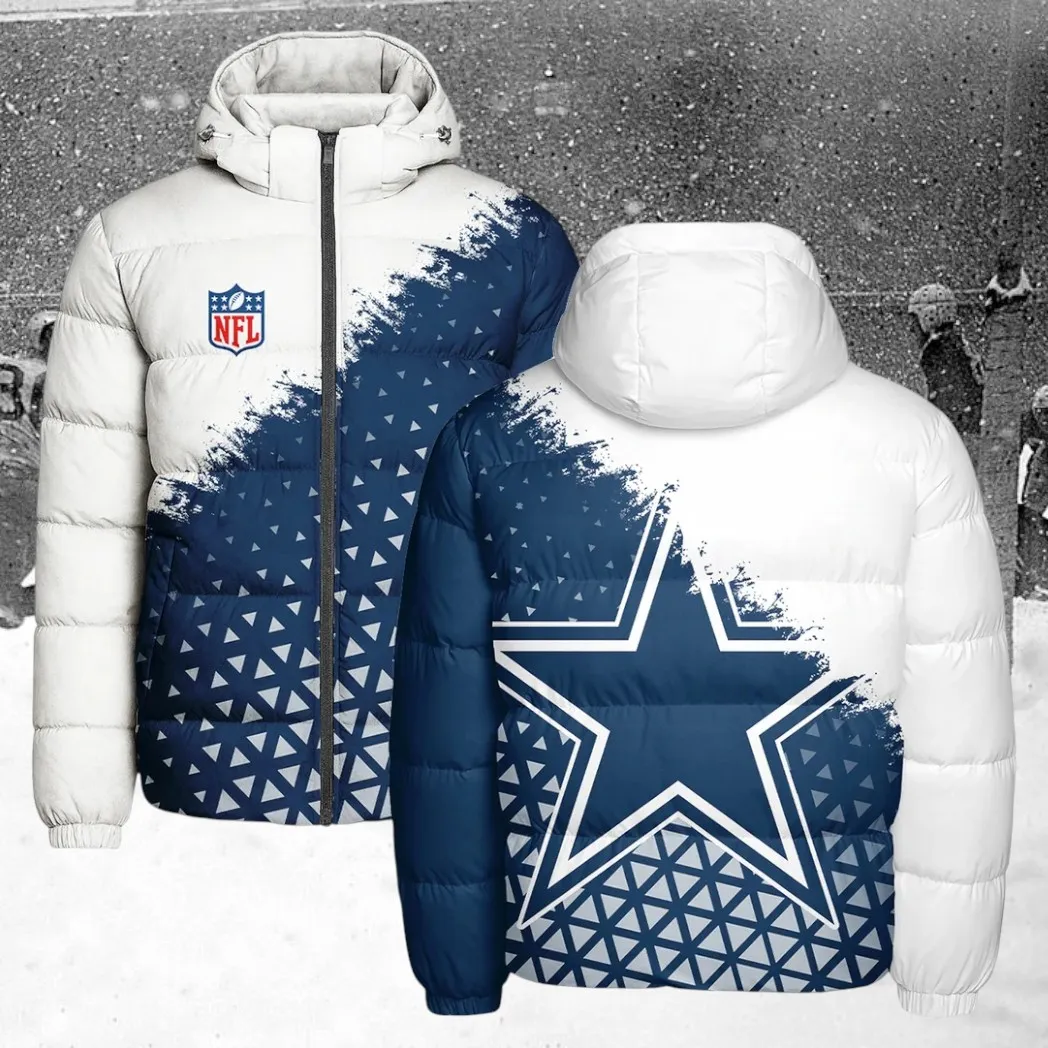 Gold Squad Hooded Cotton Jacket, Classic Cozy Supporter Jacket HVN1270DC