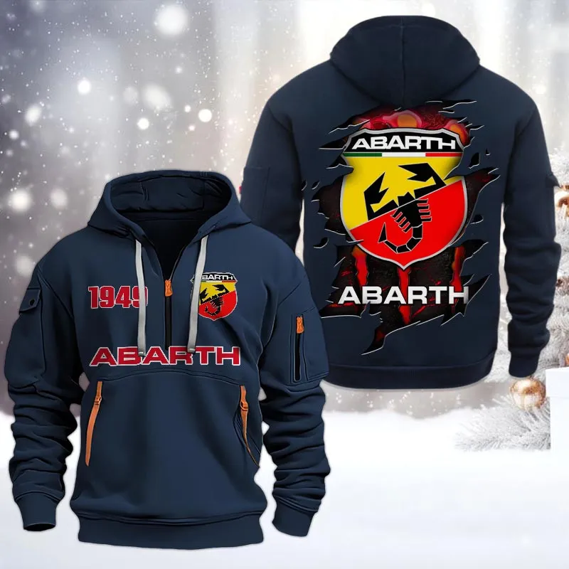 Hot Hatchback Hoodie Half Zipper, Everyday Comfort Half-Zip Hoodie CAR198 - Navy