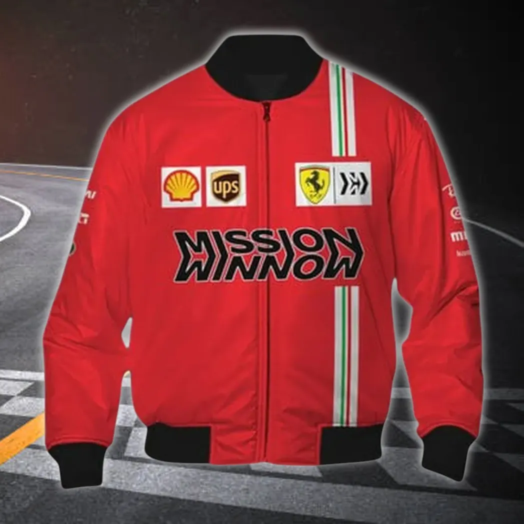 Italian Racing Legend Bomber Jacket, Fan Gear Bomber Jacket CAR407